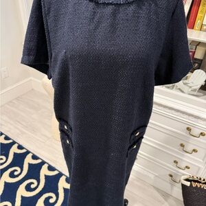 Elegant Navy Blue Dress